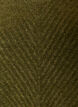 Blouse en maille avec motif c&ocirc;tel&eacute; en V et fentes, Vert fonc&eacute;, Packshot image number 2
