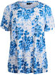 T-shirt avec imprim&eacute; floral, Bleu, Packshot image number 0