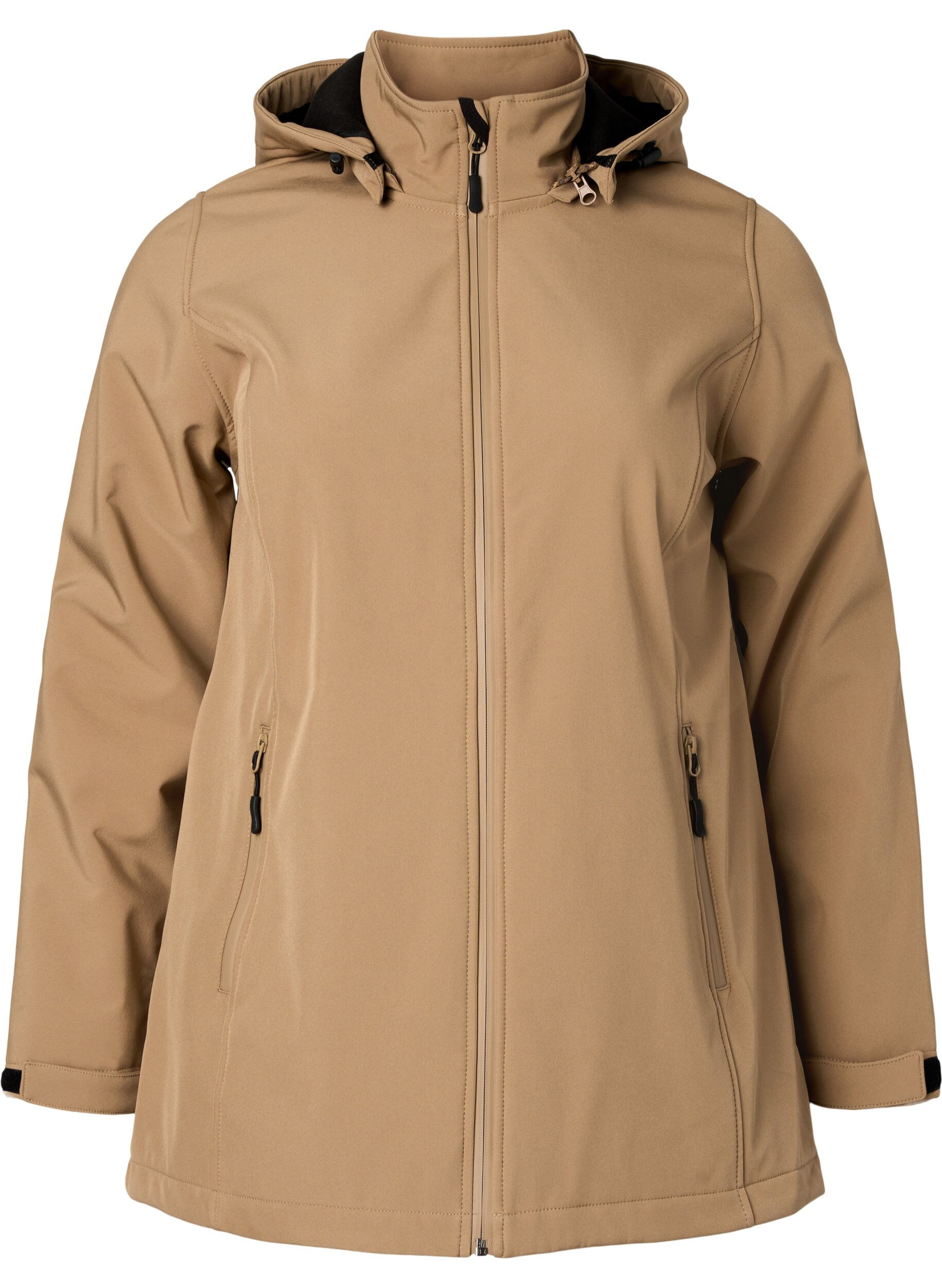 Zizzi Veste softshell avec capuche amovible, Amphora, Packshot image number 0