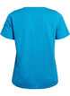 FLASH - T-shirt col V, Bleu, Packshot image number 1