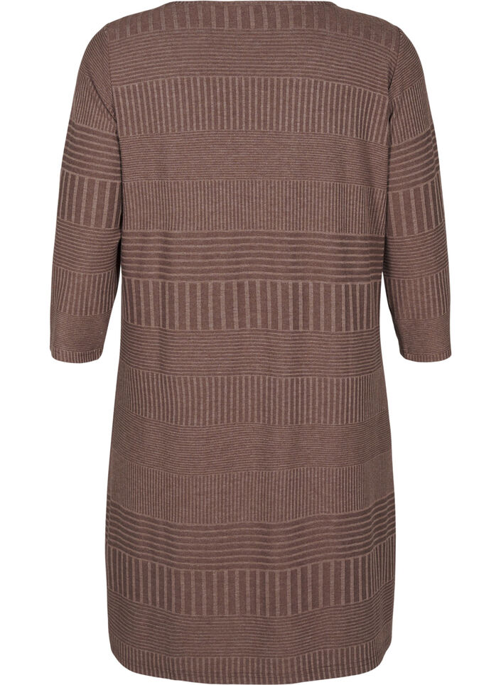 Robe avec manches 3/4 et motif rayé, Ch. Martini Mel., Packshot image number 1