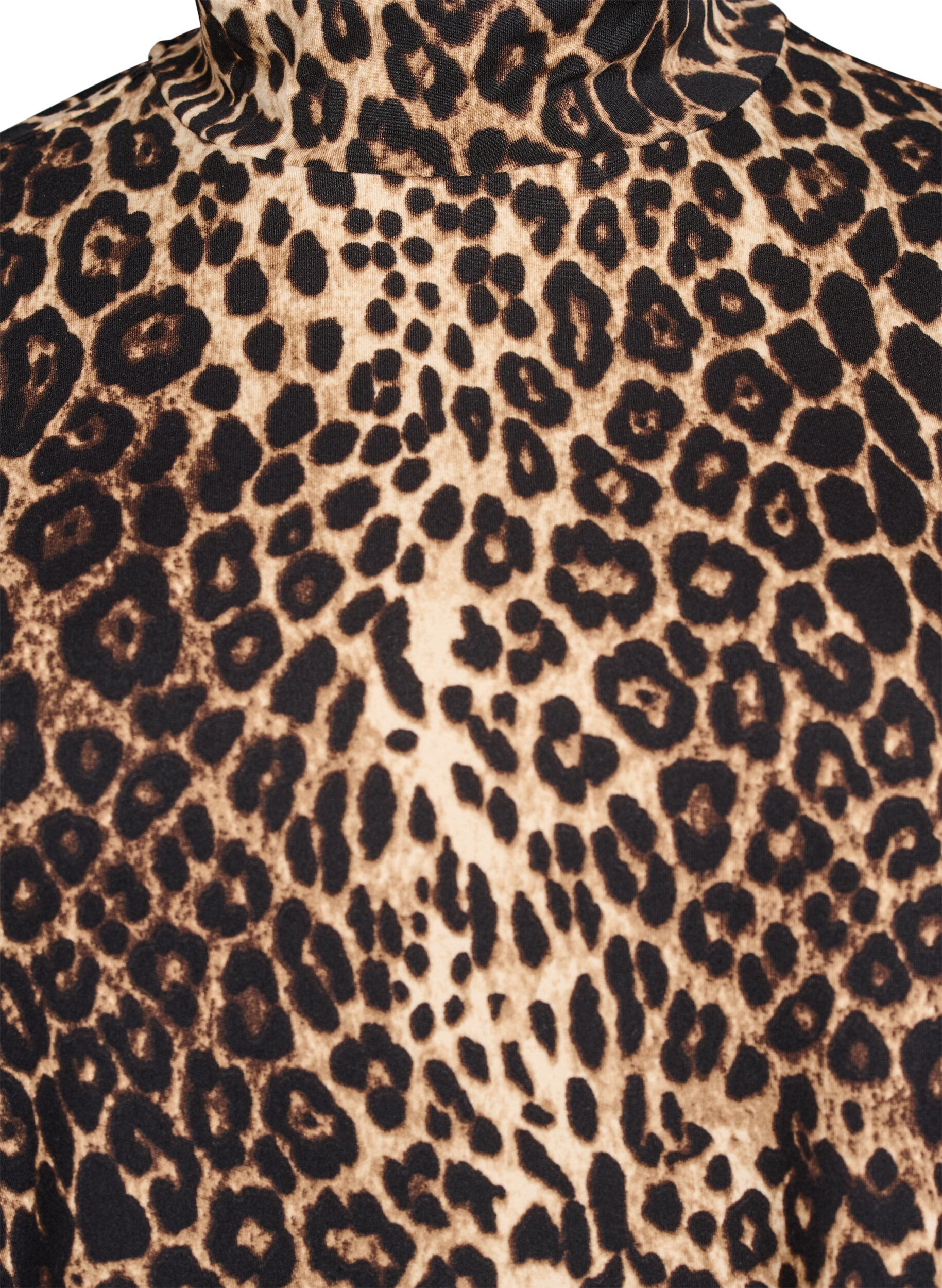 Zizzi FLASH - Blouse &agrave; manches longues avec col roul&eacute;, Noir, Packshot image number 2