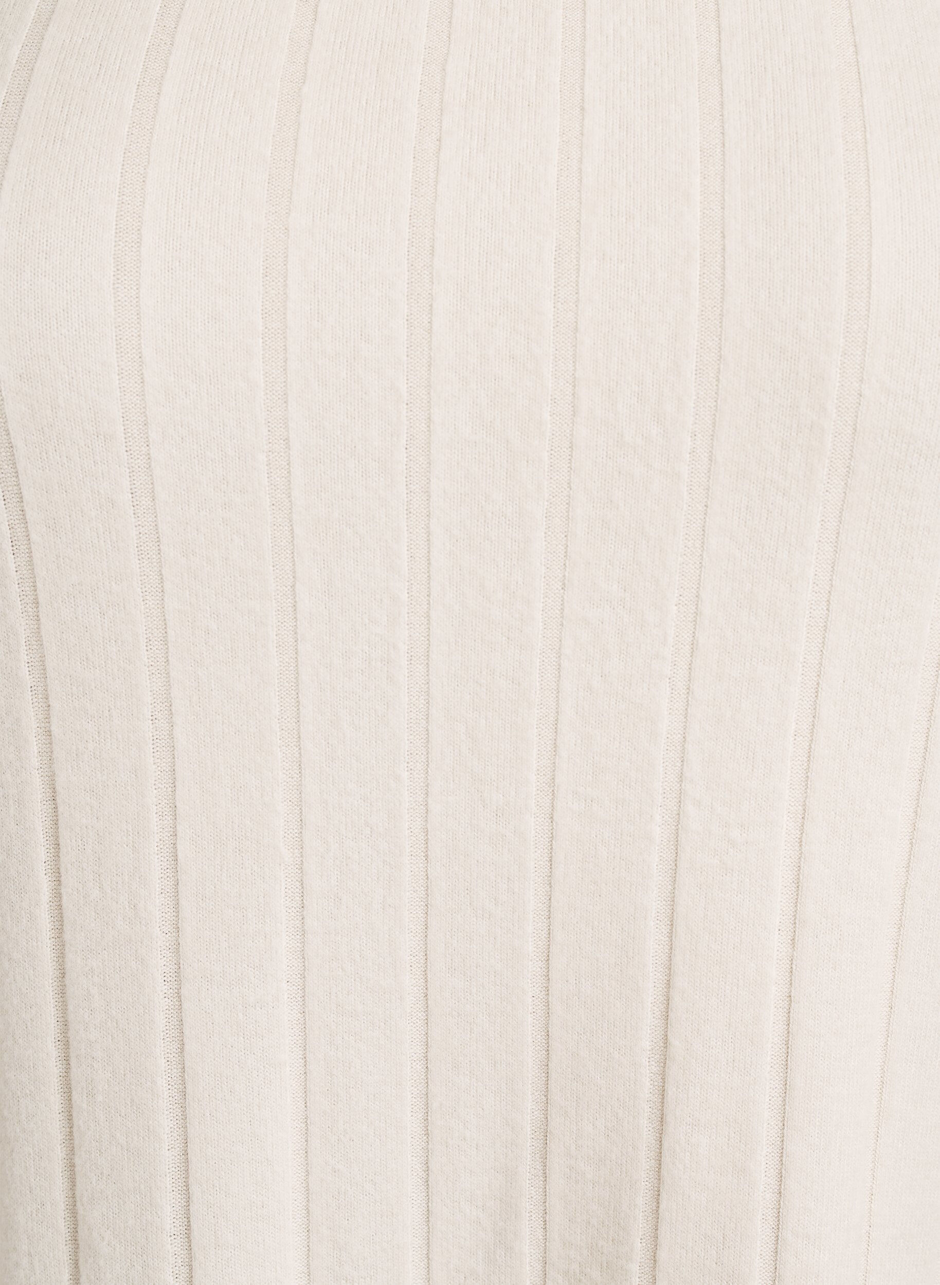 Zizzi Blouse en jersey c&ocirc;tel&eacute; &agrave; col carr&eacute;, Beige, Packshot image number 2