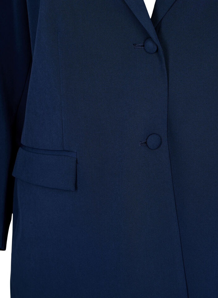 Blazer classique avec fermeture boutonn&eacute;e, Bleu, Packshot image number 2