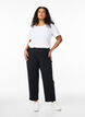 Pantalon &agrave; coupe droite, Noir, Model image number 0