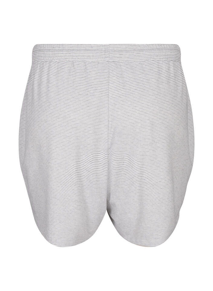 Short de pyjama taille haute à rayures, LGM Stripe, Packshot image number 1