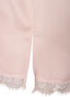 Haut long en satin bord&eacute; de dentelle, 9990, Packshot image number 3