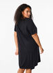 Robe t-shirt en coton, Black, Model image number 1