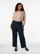 Blouse en jersey avec manches 3/4, Beige, Model image number 1