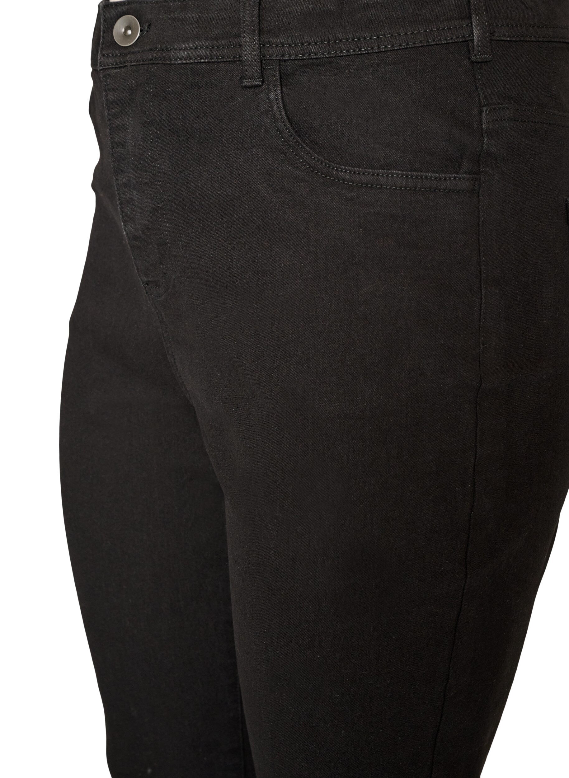 ZizziJean taille haute avec coupe bootcut, Noir, Packshot image number 2