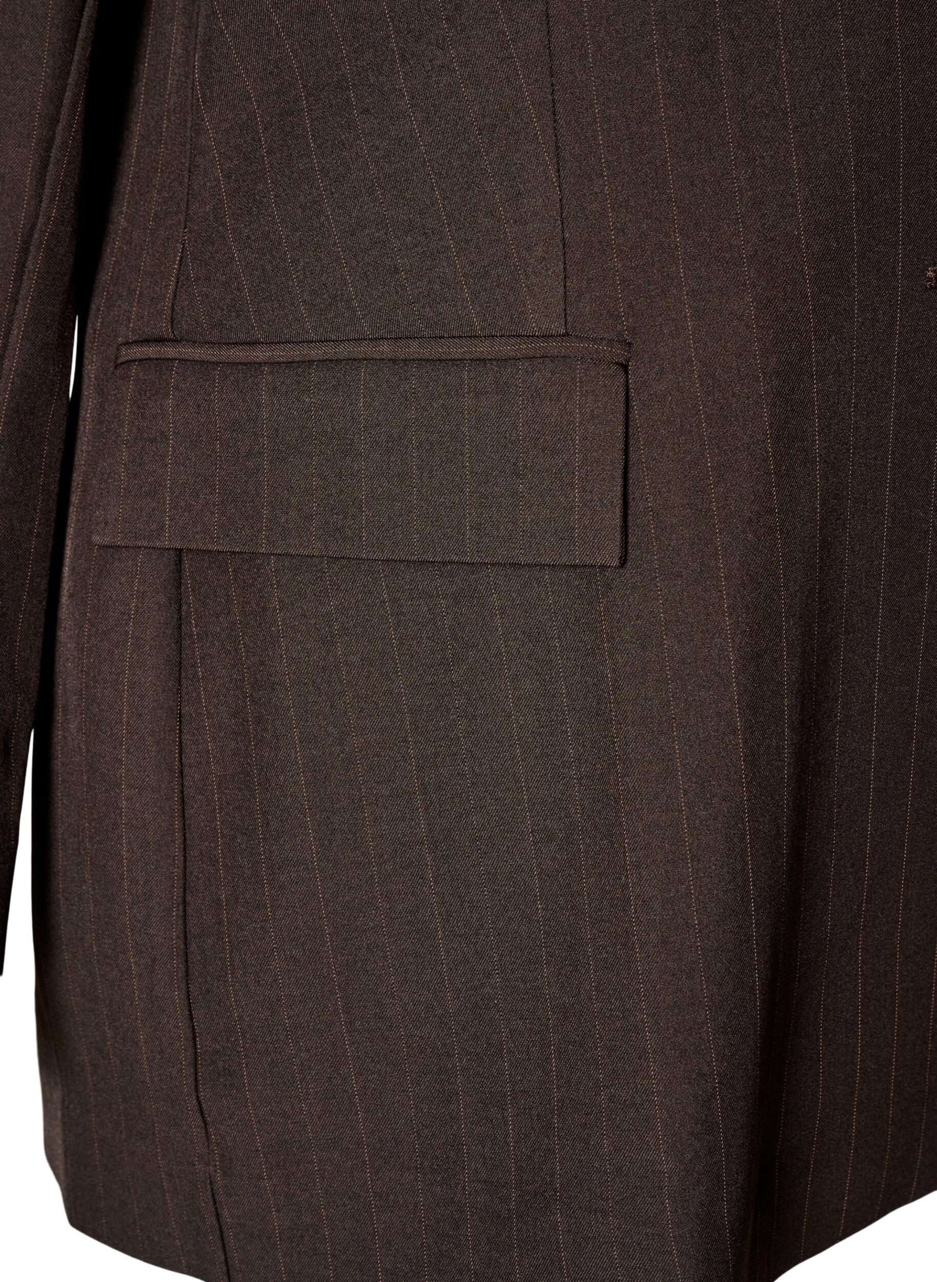 ZizziBlazer avec poches et fentes, Marron, Packshot image number 3