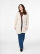 Cardigan en tricot c&ocirc;tel&eacute; avec poches, Beige, Model image number 1