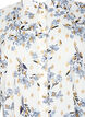 Chemise longue à imprimé floral, White Flower/Gold, Packshot image number 2