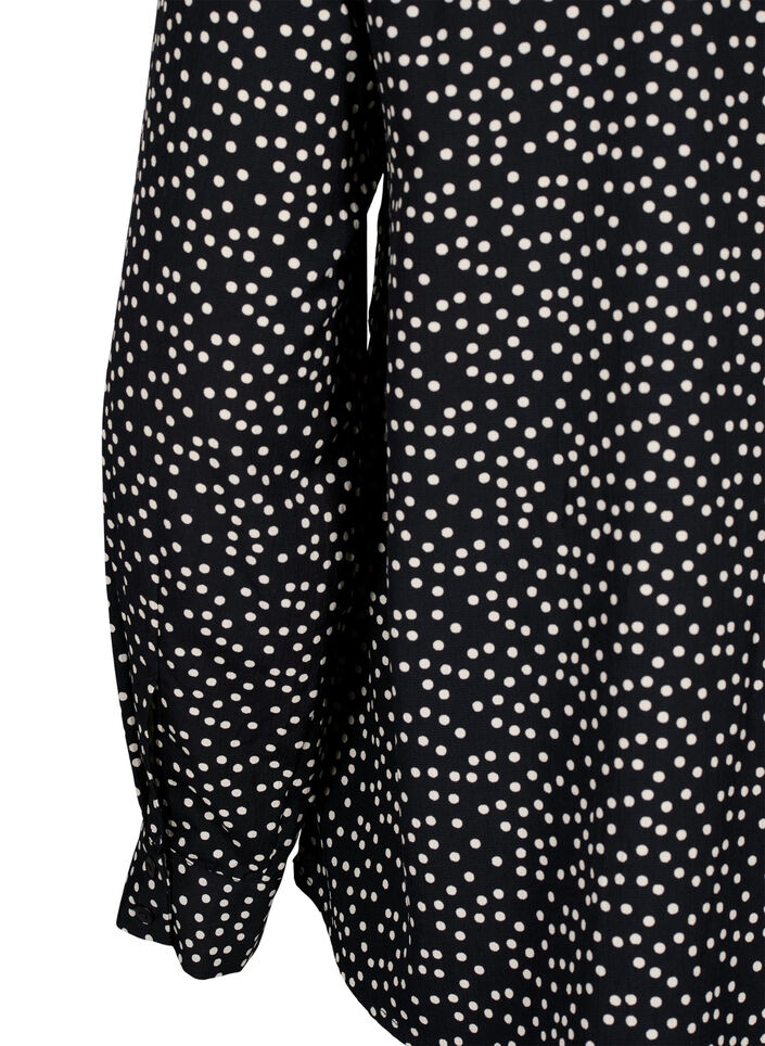 FLASH - Chemise à pois, Black White Dot, Packshot image number 3