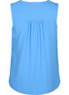 Haut sans manches effet froiss&eacute;, Bleu, Packshot image number 1