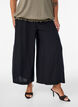 Jupe-culotte en viscose avec une taille haute et une coupe ample, Noir, Model image number 2