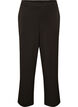 Pantalon de costume taille haute coupe droite, Noir, Packshot image number 0
