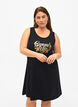 Robe sans manches en coton avec forme en A, Black W. Summer, Model image number 0