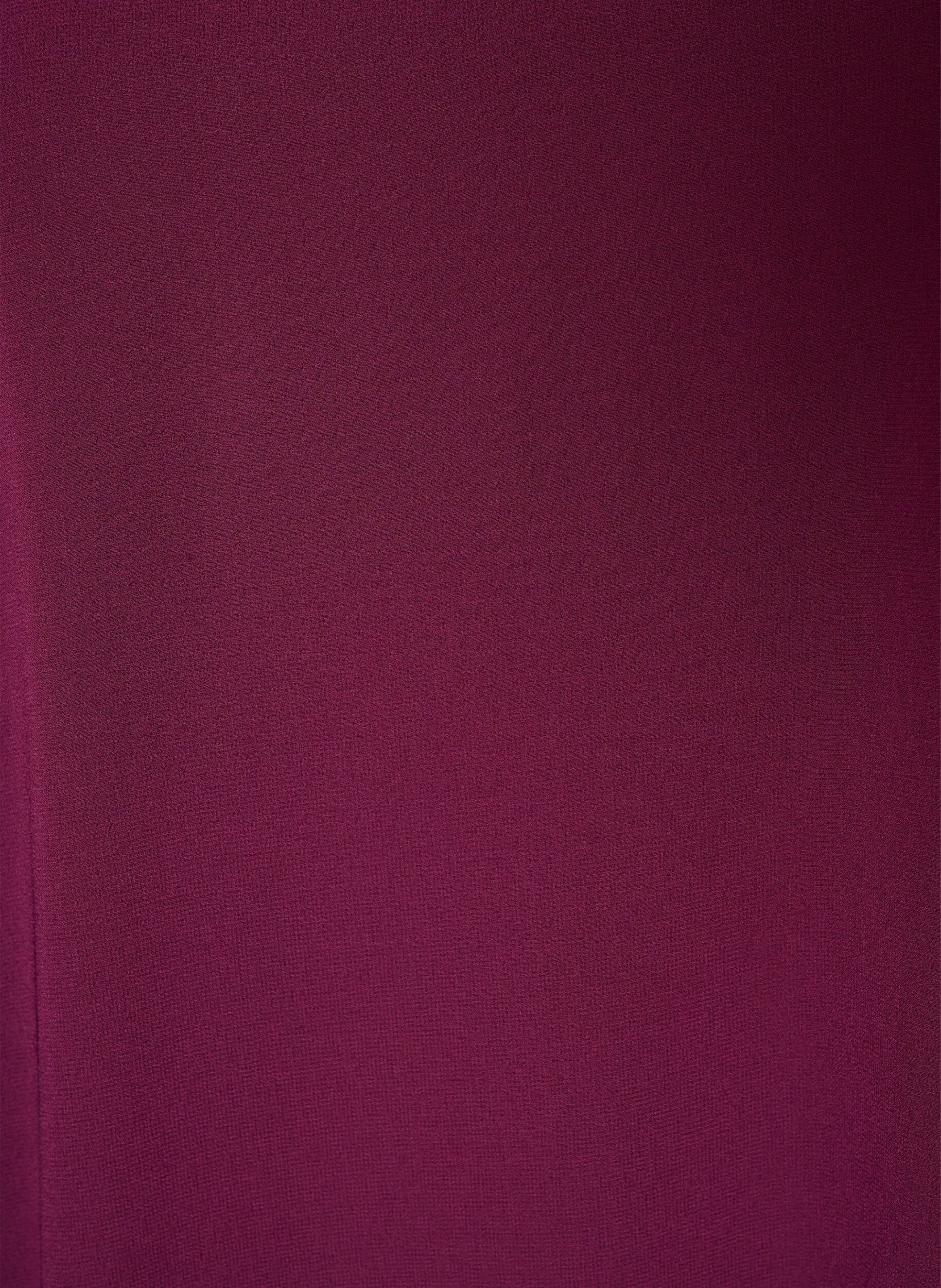 ZizziRobe courte en mousseline avec col en V, Violet, Packshot image number 2