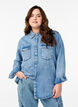 Chemise en jean avec poches de poitrine, Bleu Clair, Model image number 0