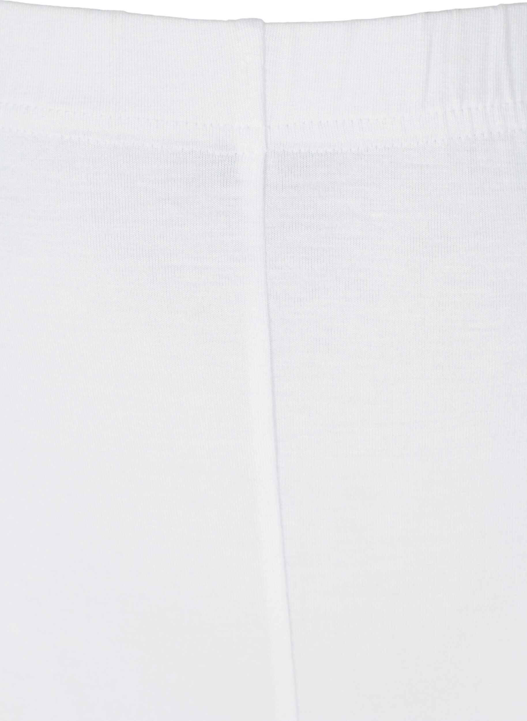 Zizzi Legging 3/4 basique, Bright White, Packshot image number 2