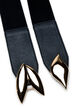 Ceinture élastique à la taille avec boucle dorée, Black w. Gold Buckle, Packshot image number 2