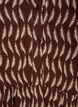 Robe &agrave; imprim&eacute; int&eacute;gral et volant superpos&eacute;, Marron, Packshot image number 2