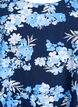 Robe en coton &agrave; manches courtes avec imprim&eacute;, Bleu, Packshot image number 2