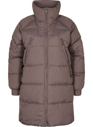 Veste d'hiver avec poches et col montant, Iron, Packshot image number 0