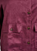 Veste courte en suédine avec poches, Bordeaux, Packshot image number 3