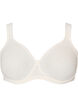 Soutien-gorge confort avec superposition en dentelle et bonnets moul&eacute;s, Blanc, Packshot image number 0
