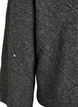Blouse en maille avec strass et motif &agrave; losanges, Gris anthracite, Packshot image number 3