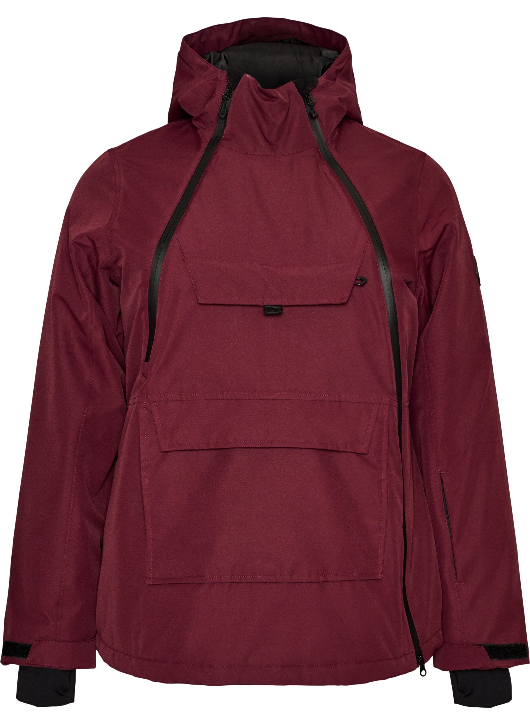 ZizziAnorak de ski fonctionnel avec capuche, Bordeaux, Packshot image number 0