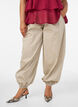 Pantalon ballon avec poches et ceinture &eacute;lastique, Beige, Model image number 2