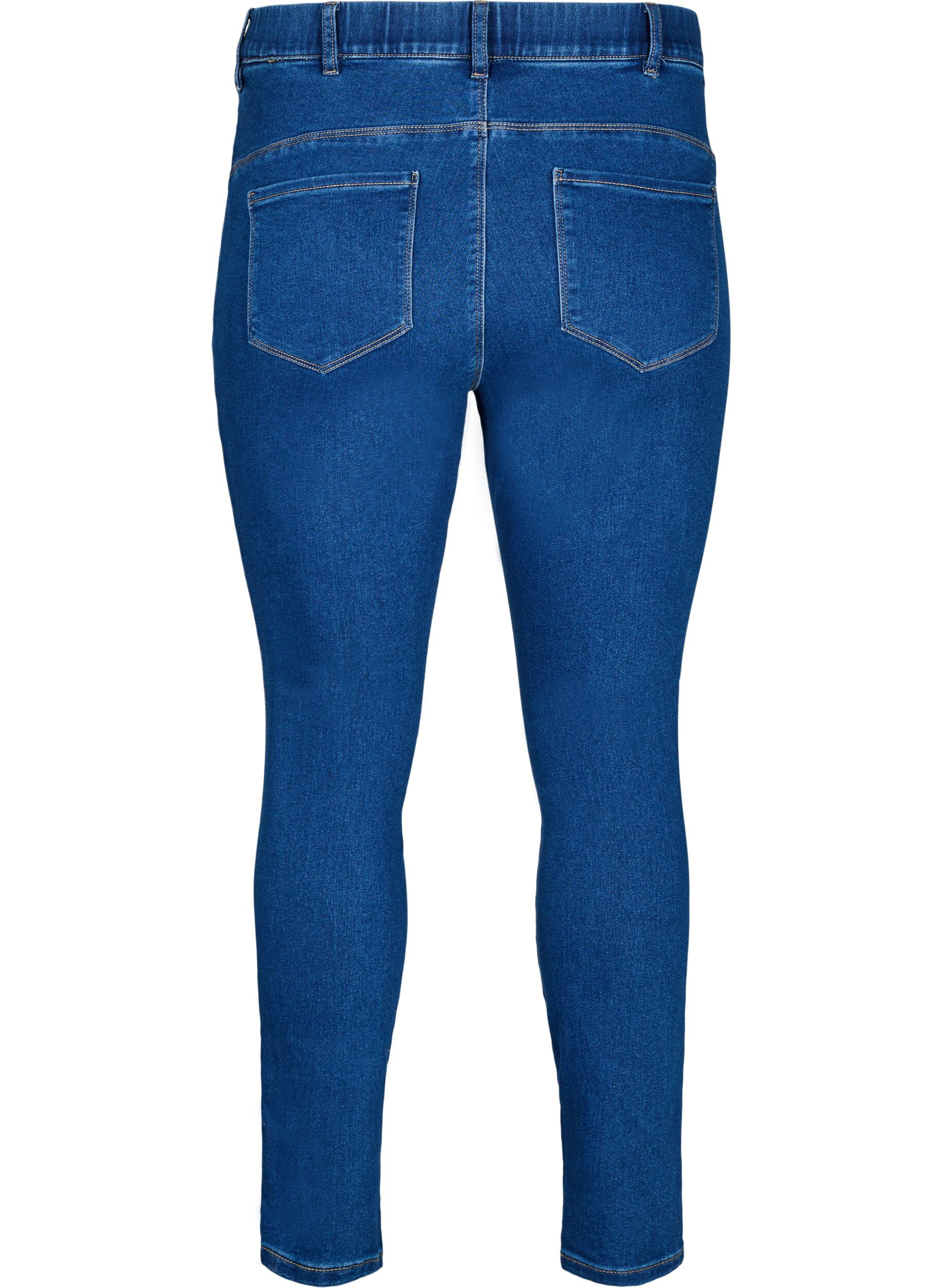 ZizziJeggings &agrave; taille haute., Bleu, Packshot image number 1