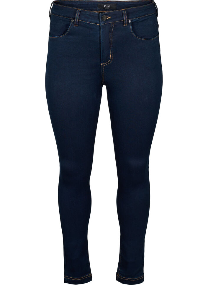 Jean Amy super slim à taille haute, Unwashed, Packshot image number 0
