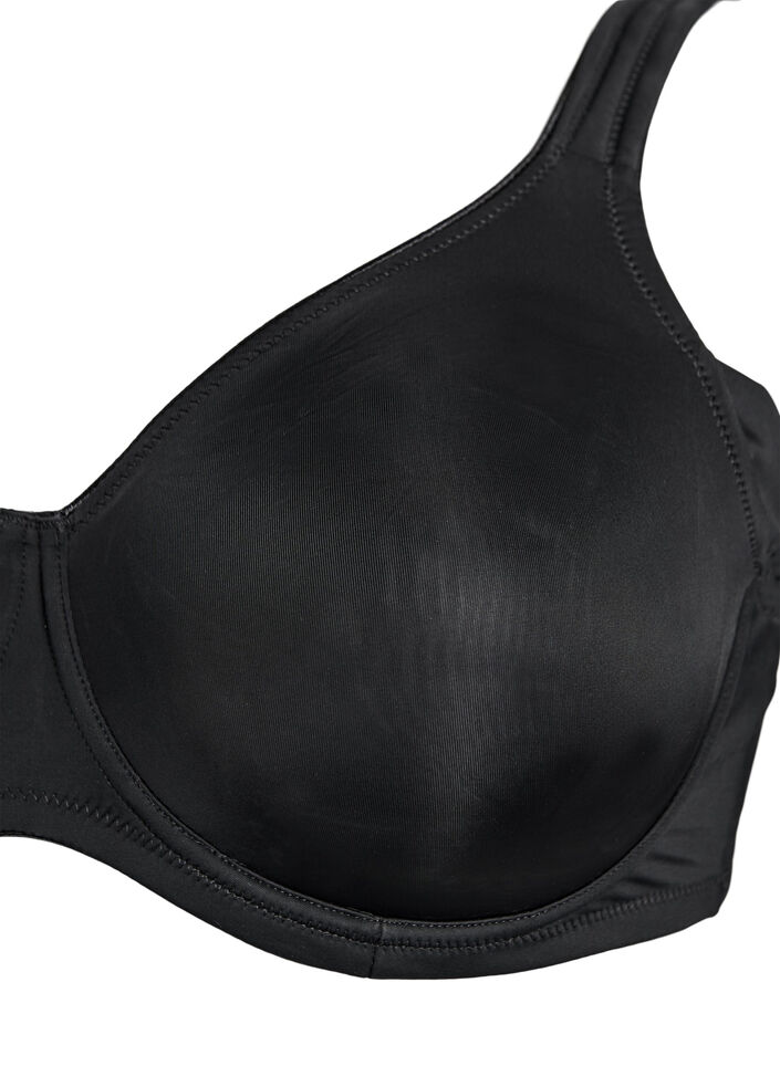 Soutien-gorge confortable avec armature et bonnets moul&eacute;s, Noir, Packshot image number 2
