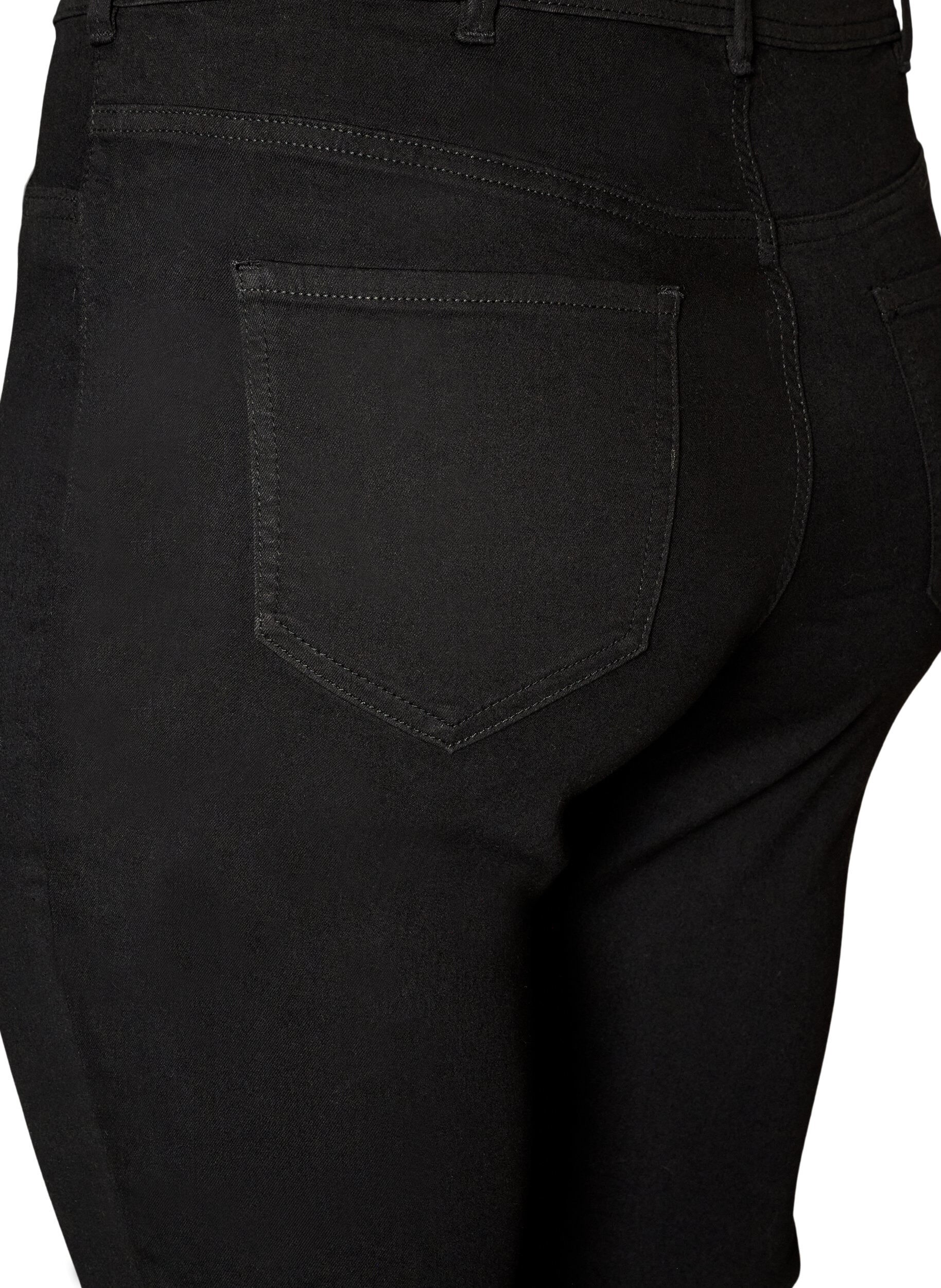 ZizziJean super slim Amy avec taille haute, Noir, Packshot image number 3