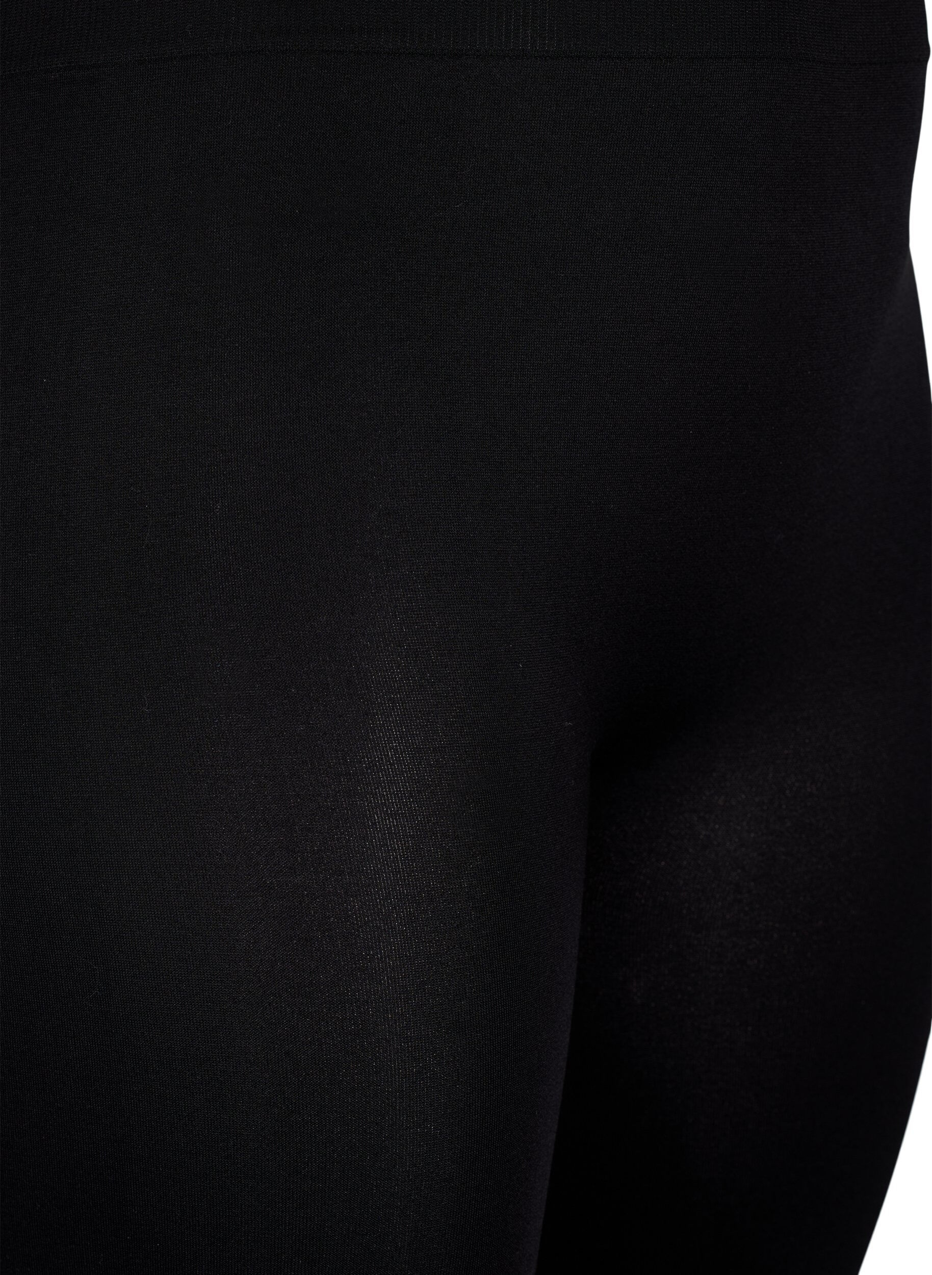 Zizzi Short basique 2-pack sans couture, Black, Packshot image number 2