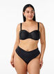 Soutien-gorge sans bretelles avec armatures, Noir, Model image number 1