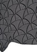 Chemisier à manches courtes imprimé, Black Grey Graphic , Packshot image number 3