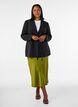 Jupe midi en satin, Vert, Model image number 0