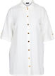 Chemise longue à manches 3/4, Bright White, Packshot image number 0