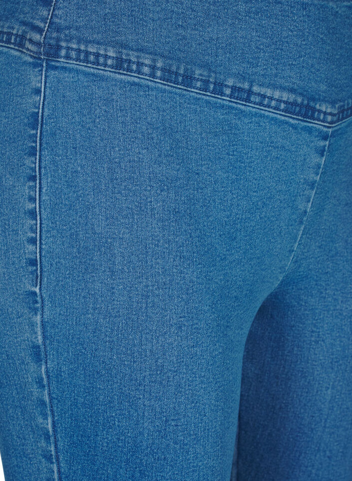 Jeggings extensibles avec une taille haute, Bleu Clair, Packshot image number 2