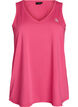 Sports top with V-neck, Rose, Packshot image number 0