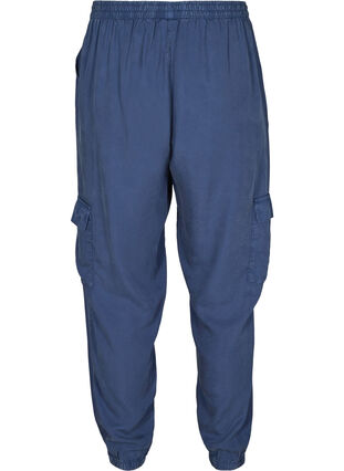 Pantalon en lyocell avec de grandes poches, Dark Denim, Packshot image number 1