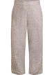 Pantalon ample en lin et viscose, Marron, Packshot image number 0