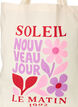 Tote bag imprim&eacute;, Rouge, Packshot image number 2