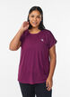 T-shirt de sport couleur unie, Violet, Model image number 0