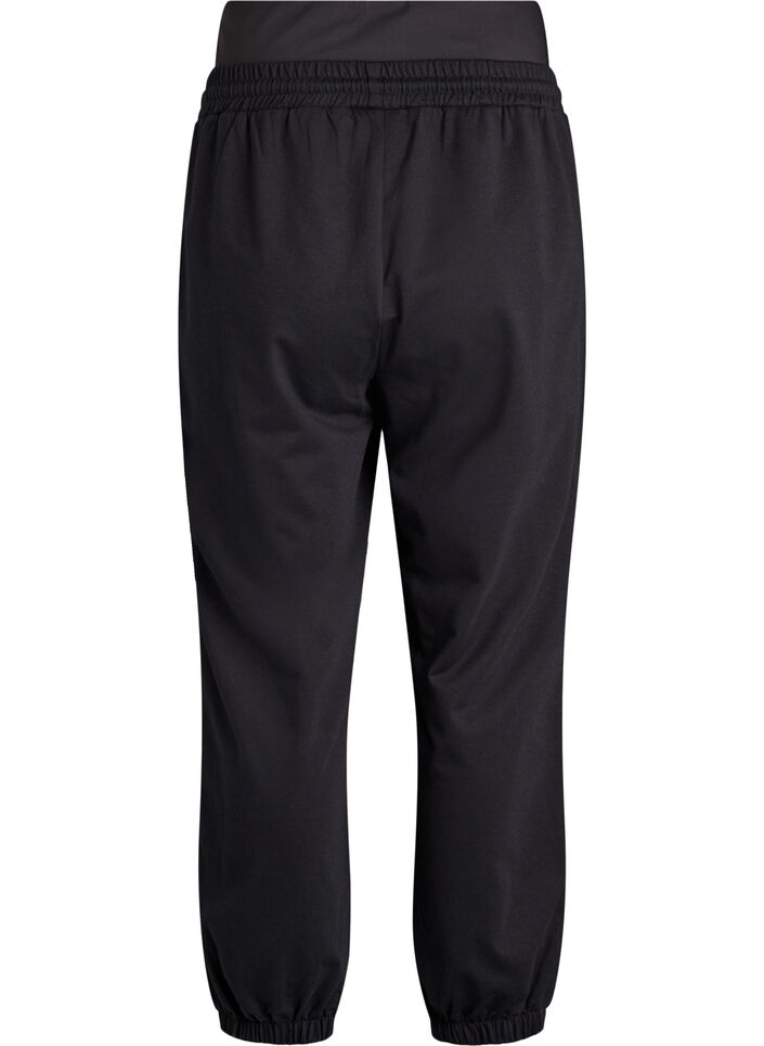 Pantalon de jogging avec une ceinture large, Noir, Packshot image number 1
